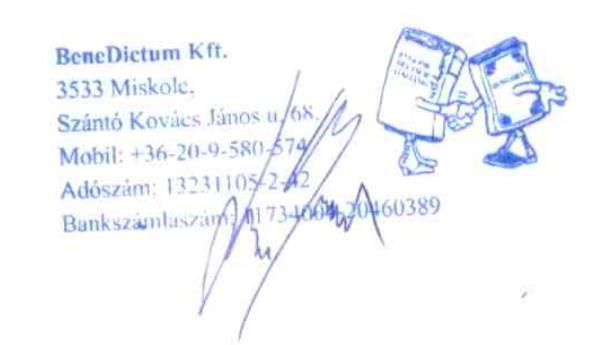 3. melléklet 2. oldal Utalások a tanúsítvány tárgyának. sz. melléklet szerint történő alkalmazásához Környezeti feltételek Üzemi hőmérséklethatárok -25 +70 C Levegő páratartalom max. 95 % rel.