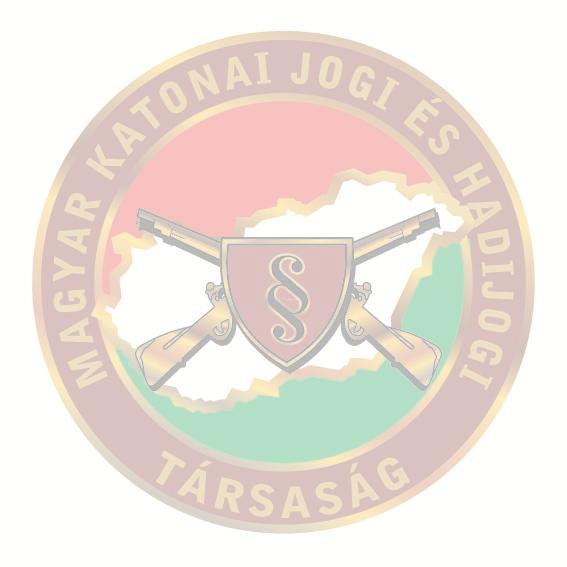 MKJHT VÉLEMÉNYEK A KATONAI JOG VILÁGÁBÓL 2019/3. Kelemen Roland Különleges jogrend szabályozása az egyes alkotmányokban III.