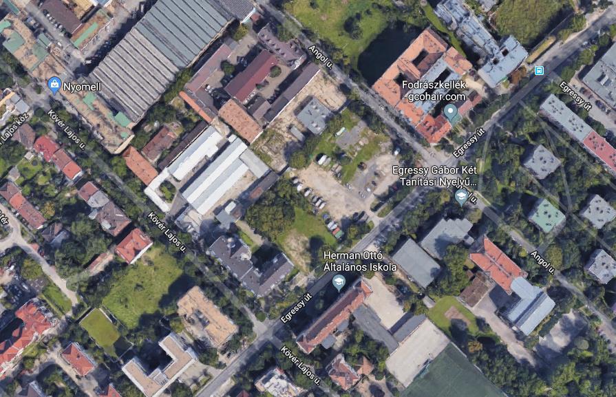Az értékelt ingatlanok elhelyezkedése