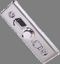Accessories for SIP Paging Gateway, Intercom, IP Phones,... Door Release Ultra Narrow Anti Vandal Push Button (Taster) Material: stainless steel panel, steel button (100% Metal) Size: 91*28*20mm, 0.