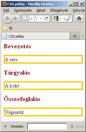 Keret Firefox Körben egyforma P { border-style:solid;