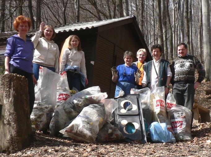 2006. április elsején csatlakozott az MHTE a Megyei Szövetség Tavaszi nagytakarítás a