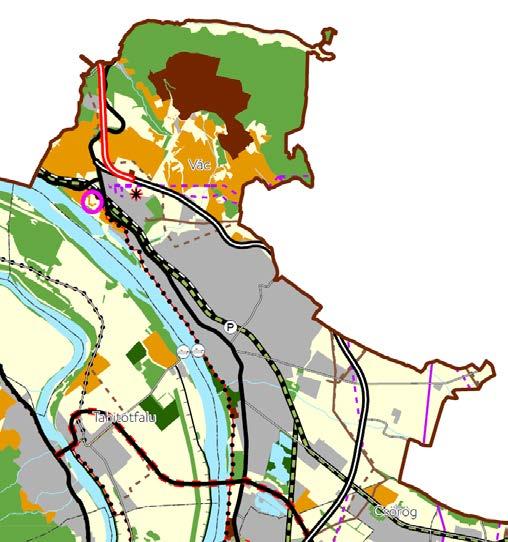 VÁC TELEPÍTÉSI TANULMÁNYTERV 10 MATRT 2019. MÁRCIUS 15-ÉT KÖVETŐEN HATÁLYBA LÉPŐ ELŐÍRÁSAI 2.1.5 A térségi területfelhasználási kategóriák Az MATrT 7.
