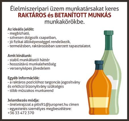 2018. március 14. 7 Csolnoki ajtó-ablak gyártó üzembe keresünk KÖNNYŰ FIZIKAI MUNKÁRA precízen dolgozni tudó kollégákat. Versenyképes fizetés, hosszútávú munkalehetőség.