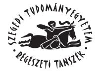 A kötet a Szegedi Tudományegyetem Régészeti Tanszék, a Magyar Tudományos Akadémia Bölcsészettudományi Kutatóközpont Magyar