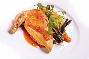 MAIN COURSES FŐÉTELEK SUPREME CHICKEN WITH CARROT PURÉE AND BABY