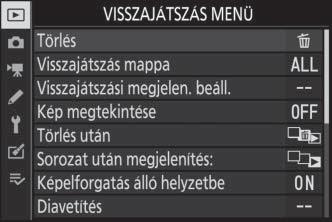 A menükben való mozgás Görgetéshez csúsztassa az ujját felfelé vagy lefelé a képernyőn.