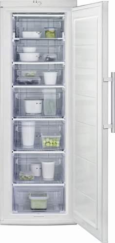 literes fagyasztó 400 liter fagyasztó ELECTROLUX EUT1106W2 FGYSZTÓSZEKRÉNY 3 fagyasztórekesz megfordítható ajtónyitás magasság: 85