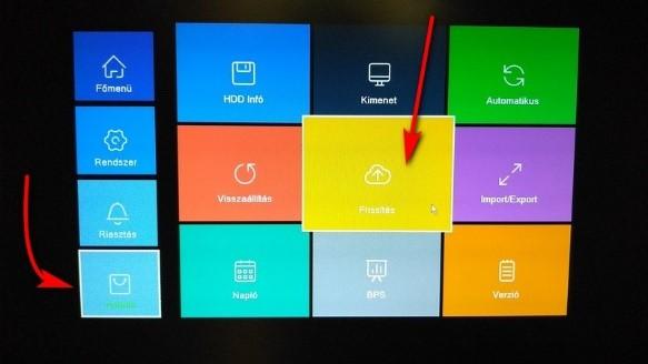 SEC-CAM AHD DVR TELEPÍTÉSI LEÍRÁS Az eszközt bekapcsoláskor ne csatlakoztassa az internethez (ne dugjon be LAN kábelt), mert a készülék már ilyenkor is keresni kezd az interneten. 1.