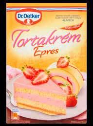 OETKER TORTAKRÉMPOR többféle, 130/145 g, 1 db:
