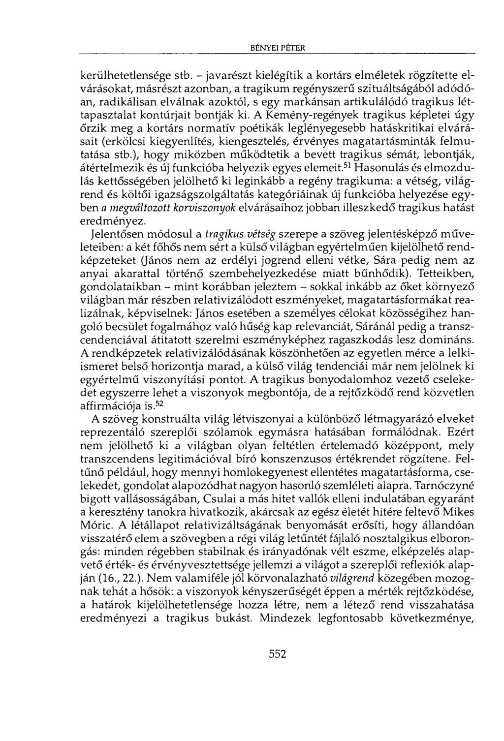 bényei péter kerülhetetlensége stb.