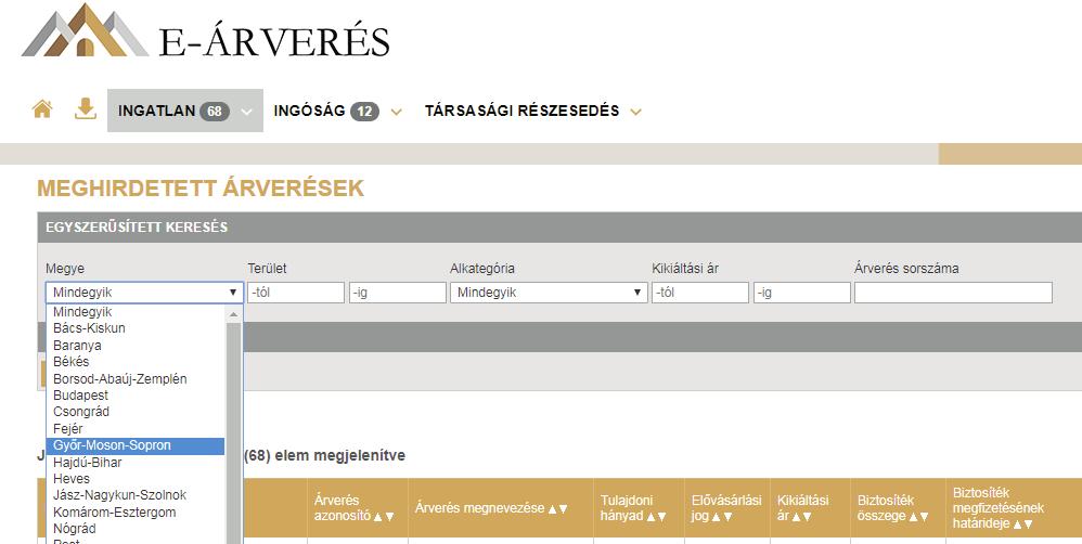 Az állami vagyon összetevői és az azokkal való gazdálkodás szabályai az épített környezet átalakításáról és védelméről szóló törvényben meghatározott kiszolgáló út létesítése, bővítése során