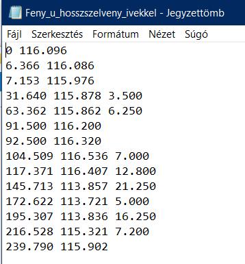 Ezt követően a Free curve fillet paranccsal megadtuk azokat az egyeneseket, amelyek között valamilyen ívet akartunk beilleszteni, majd ezt követően a szükséges sugarat, esetleg hosszat beállítva a