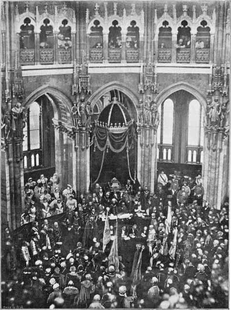 SISA JÓZSEF 4. Az ünnepi országgyűlés a koronával, 1896. június 8. Új Idők, 2. 1896. 25. sz.