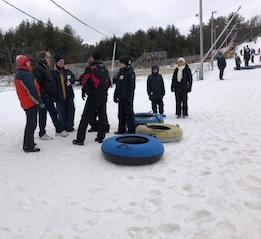Our tubing on 9th of February Despite the cold, it was a fun filled activity for both kids, adults and parents-alike.