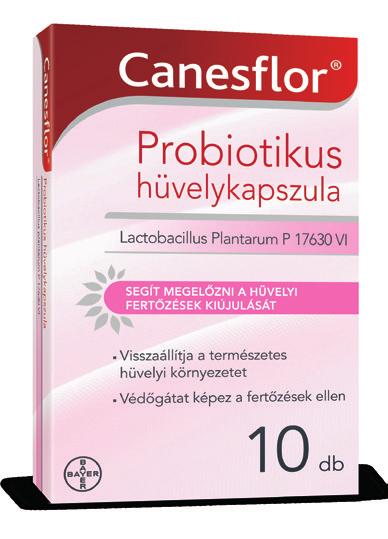 Canesflor probiotikus hüvelykapszula, 10 db Külső nemi szervek*
