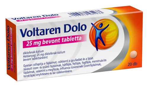 25 mg bevont tabletta, 20 db Enyhíti az izom- és ízületi fájdalmakat, hátfájást, a megfázás és influenza következtében kialakuló fájdalmakat.