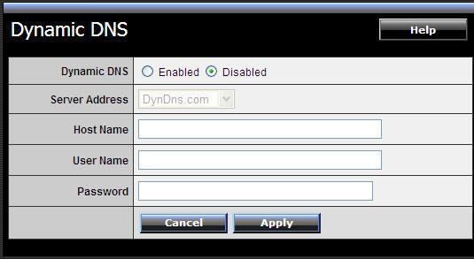 Dynamic DNS: This synchronizes the DDNS server with your current Public IP address when you are online.