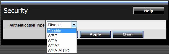 wireless device to access the LAN and WAN via the WLAN Router.(When in FCC domain, you could chose ch1~ch11; in ETSI domain, you could chose ch1~ch13) 802.11 Mode: Select one of the following: 802.