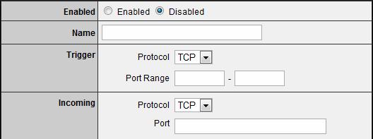 Note: When selecting items in the table at the bottom, click anywhere in the item. The line is selected, and the fields automatically load the item's parameters, which user can edit.