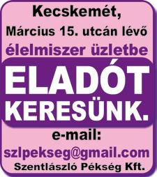DOBOSSY-BAU KFT keres kőműveseket, ácsokat és segédmunkásokat azonnali kezdéssel. +36 20 244 1350 BÉRES Gumi Kft. kecskeméti telephelyére éjjeliőrt keres. Fényképes önéletrajzokat a attila.