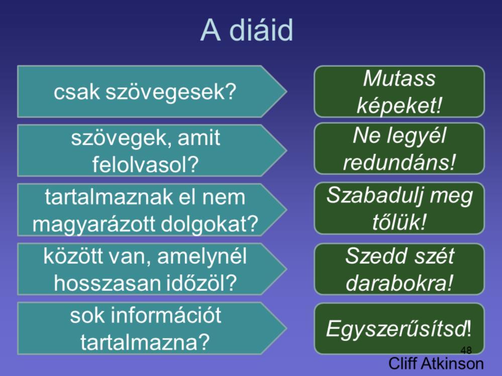 Összefoglalásért itt van öt tipp Atkinsontól.