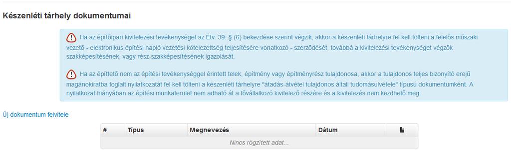 A feltöltött dokumentumok mentés után nem törölhetők! 4.9. Ezután már rákattinthat a Készenlétbe helyezés megrendelése gombra, mellyel az e-napló készenlétbe helyezés megrendelése oldalra jut.