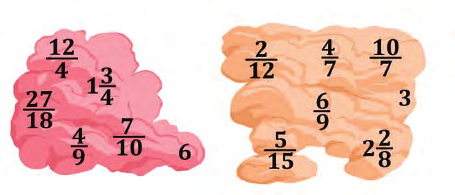 11. RECIPROK, OSZTÁS TÖRTTEL 4 Melyik válasz igaz, melyik hamis? Írj a négyzetekbe I vagy H betűt! a) Minden számnak van reciproka. b) Az 1 reciproka a 1. c) Az 1 3 reciproka az 1 3.