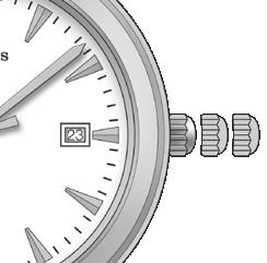 Ha az órát nem, vagy csak keveset használja, a mutató az óramutató járásával ellentétes irányban fokozatosan elmozdul.