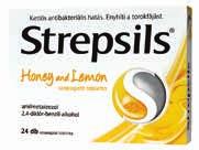 *= maximált akciós fogyasztói ár ***= A forgalmazó által meghatározott ajánlott fogyasztói árhoz viszonyítva (STREPSILS eperízű cukormentes