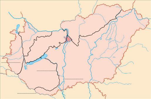 4. Írjátok a számok mellé, hogy Magyarország mely nagy táját