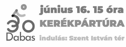 Időpont: június 13. csütörtök 17:00 Örökmozgó napközis tábor I-II. Időpontok: július 8-12 és július 22-26. A jelentkezési lap letölthető a www.kmkdabas.hu oldalról.