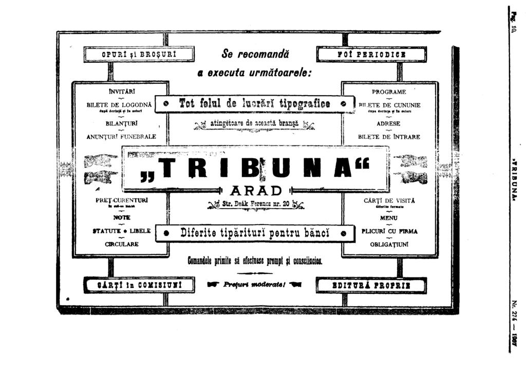 OPURI şi BROŞURI S e r e c o m a n d ă FOf PERIODICE a e x e c u t a următoare/e: ÎNVITARÏ BILETE DE LOGODNA PROGRAME MLETE DE CUNUNIE dop» dorinţa ţi ta eolen dmpx dorfoţs ţi fa «oieri ^ atingêtoare