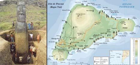 MÚLTIDÉZŐ A Húsvét-sziget titka A Polinéziában, Chile tartományban fekvő, három vulkánból kialakult kis szigetet a bennszülöttek nyelvén Rapa Nui-nak, azaz Nagy Evezőnek hívják, de elterjedt a Te