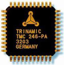 Vezérlő áramkörök Trinamic TMC246 léptetőmotor vezérlő áramkör: Bipoláris léptetőmotorokhoz Beépített MOSFET kapcsolók 1.