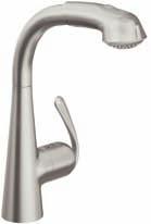 GROHE SUpERSTEEl kiváló MEgJElENÉS kiváló EllENÁllÁS A konyhai