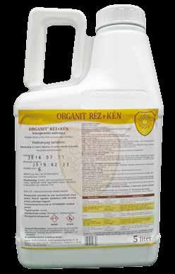 Hatóanyag-tartalom g/literre számítva: Cu: 74,28 g/liter; Ca: 37,14 g/liter.