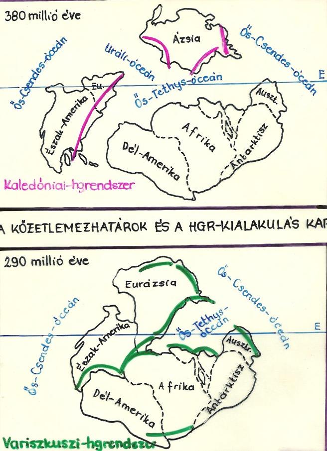 A kőzetlemezhatárok és a