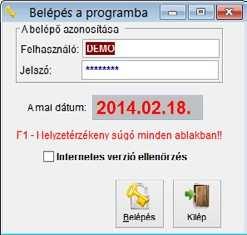 ELSŐ LÉPÉSEK ELSŐ LÉPÉSEK 14 Telepítés Az internetes honlapunkról www.provimax.hu minden programunk telepítője, élesíthető és demo verzióban előzetes regisztráció nélkül letölthető.