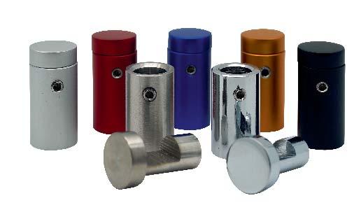 The two-part construction allows the attachment of material thicknesses of 1-10 mm.