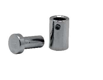 Táblatartók Sign Holder Hernyócsavaros kivitel Grub screw version Az oldalsó hernyócsavarral ellátott változat 13, 15 és 18 mm-es fejátmérővel kapható.