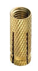 Tiplik Dowles Műanyag általános tipli PE universal dowel Réz ötvözet tipli Brass dowel Általános galléros műanyag tipli, beton, tégla és vékony üreges falakhoz PE universal dowel with lange for