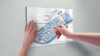 points in such a way that the milled grooves in the acrylic glass snap into the ixing points in the cassette Removing the Acrylic Glass ❶ Place the suction cup in the upper right quarter of the pane