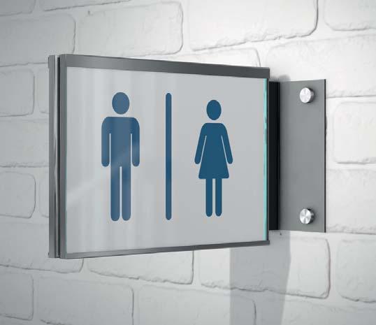 The GlasFix lag signs in ive formats are an excellent complement to the proven