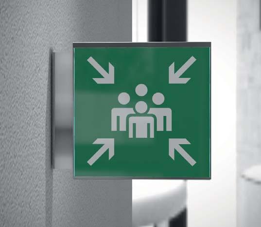 They each consist of two GlasFix signs, which are connected at the center via a