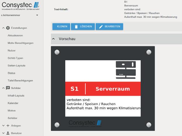 Digitális megoldások Digital Signage MediaFixTool MediaFixTool Minden digitális megjelenítés kulcsa a vezérlő szoftver, ezért a Consystec nagy hangsúlyt fektetett arra, hogy kifejlessze