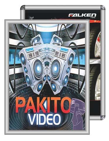 Marketing termékek Marketing Products Pattintós plakátkeretek Premium Snap Frames Plakátok elhelyezésére talán a legegyszerűbb és egyben a legjobb megoldást a pattintós keretek nyújtják.