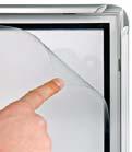 LED frames ful ill one essential purpose: even illumination of the inserted bakelite foils.
