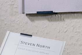 Office Sign Aluminum Formátum Format (mm) Szín Color DUR.723.S 150x50 ezüst silver DUR.723.A6 DIN A6 ezüst silver DUR.723.Q 150x150 ezüst silver DUR.723.A5B DIN A5 ezüst silver DUR.603.
