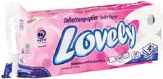 A SPAR a Lovely termékcsalád tagjai közt minden olyan higiéniai